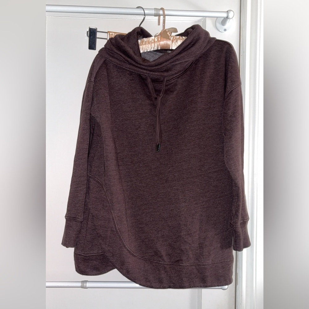 Mono B Brown Cowl Neck Sweater